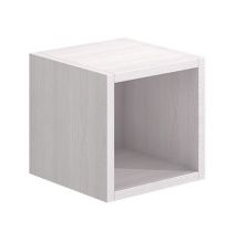 Meyvaser Mueble de salón y TV Conjunto muebles de salón apilable 245 Cm Ancho Color Madera y Blanco