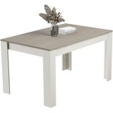 Mesa de Comedor, Mesa de Salón Fija, Color Andersen Pino Gris