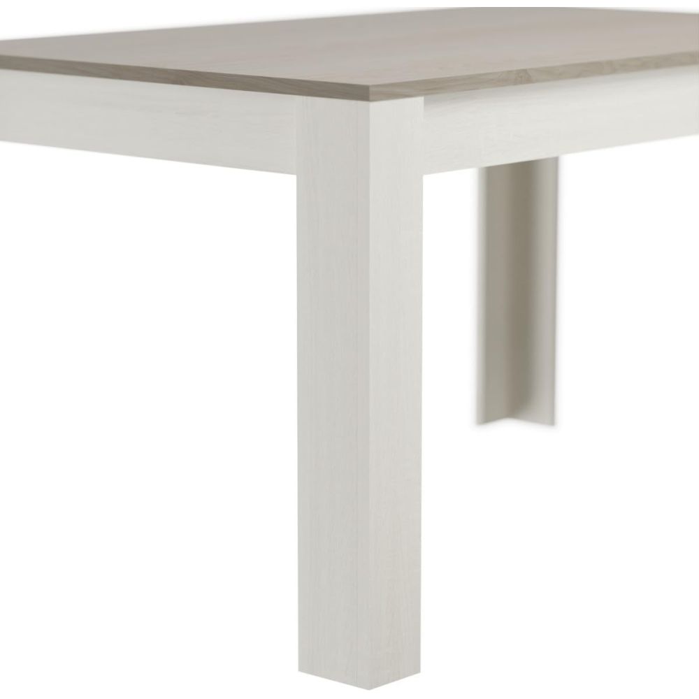 Mesa de Comedor, Mesa de Salón Fija, Color Andersen Pino Gris
