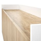 Mueble-Mesa Tv, Salón Comedor 4 Puertas, Armario Auxiliar
